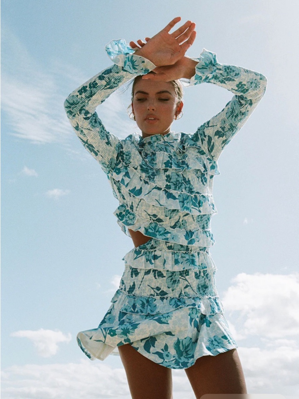 Rozalia Frill Dress